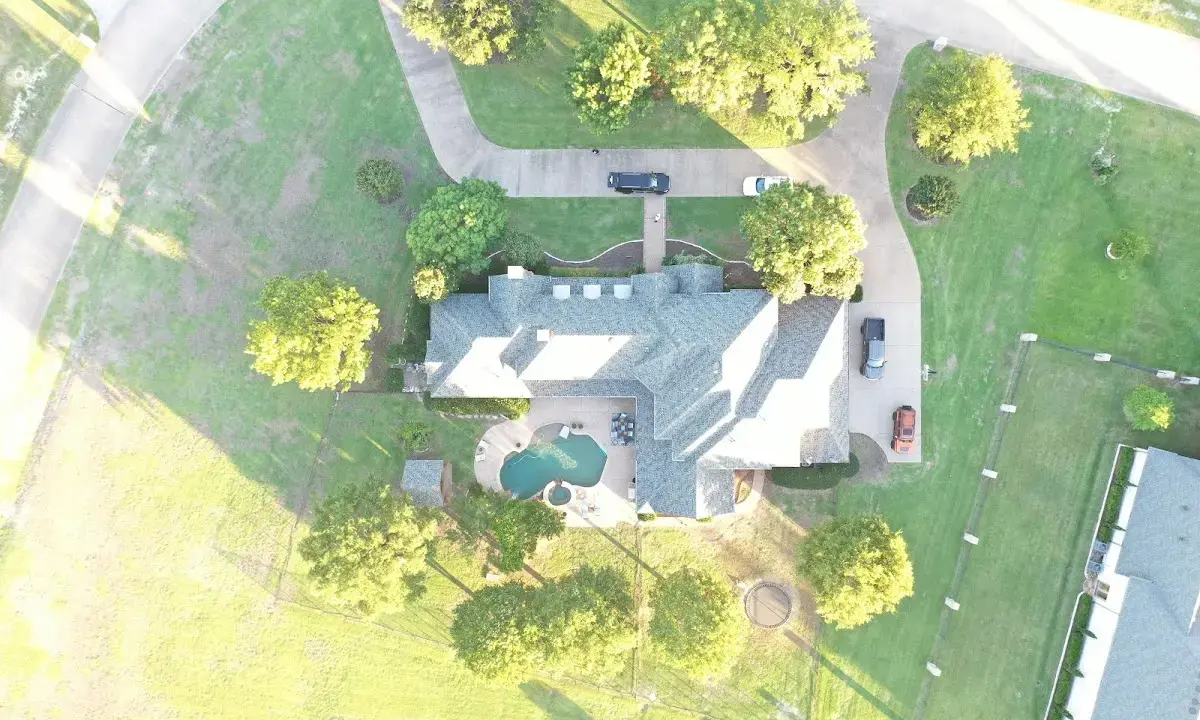 New shingle roof installation on a home in Cleburne